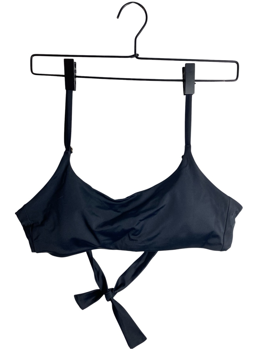 Scoop Neck Bikini Top Bralette Tie Back Bathing Suit